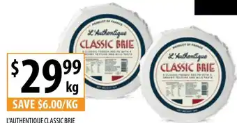 Supabarn L'Authentique CLASSIC BRIE offer