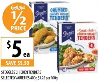 Supabarn STEGGLES CHICKEN TENDERS offer