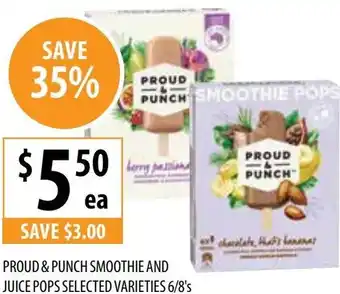 PROUD & PUNCH SMOOTHIE AND JUICE POPS