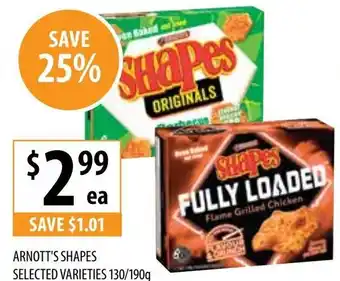 Supabarn ARNOTT'S SHAPES offer