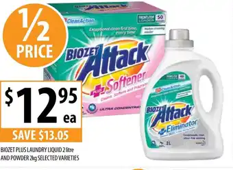 BIOZET PLUS LAUNDRY LIQUID 2 litre AND POWDER 2kg