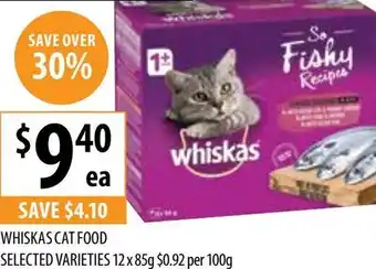 Supabarn WHISKAS CAT FOOD offer