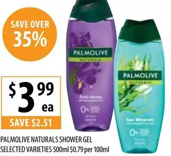 Supabarn PALMOLIVE NATURALS SHOWER GEL offer