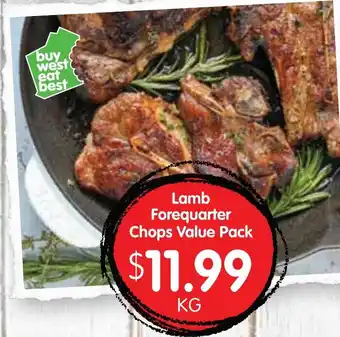 Spudshed Lamb Forequarter Chops Value Pack offer