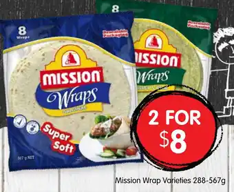 Spudshed Mission Wrap Varieties 288-567g offer