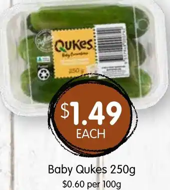 Spudshed Baby Qukes 250g offer