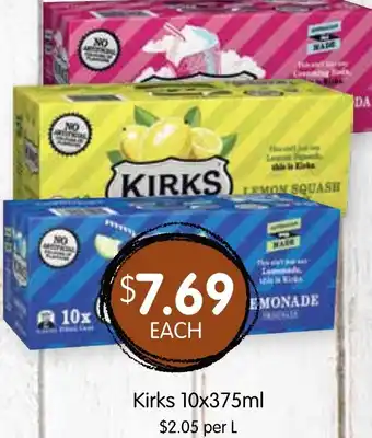 Spudshed Kirks 10x375ml offer