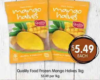 Spudshed Quality Food Frozen Mango Halves 1kg offer