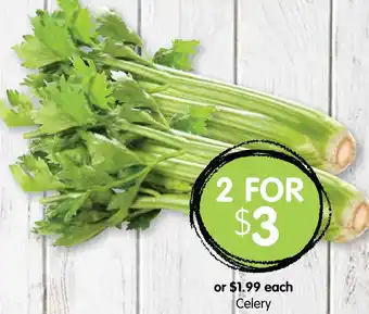 Spudshed Celery offer