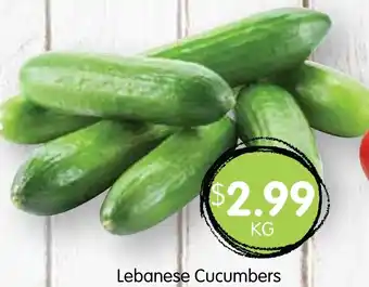 Spudshed Lebanese Cucumbers offer