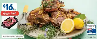 Foodland Australian Lamb Loin Chops offer