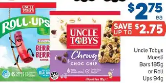 Foodland UNCLE TOBYS offer