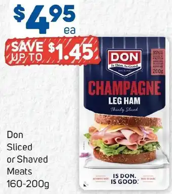 Foodland Don Sliced or Shaved Meats 160-200g offer