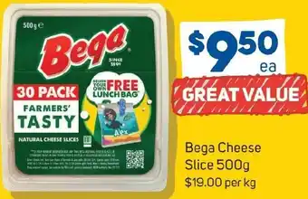 Foodland Bega Cheese Slice 500g offer
