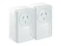 Officeworks TP Link TP-LINK AV600 Powerline Adaptor Kit TL-PA4010PKIT offer