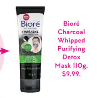 Priceline Biore Charcoal Whipped Purifying Detox Mask 110g offer