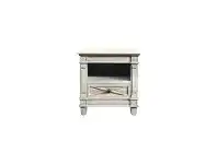 LivingStyles Manoville Reclaimed Elm Timber Side Table offer