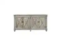 LivingStyles Manoville Reclaimed Elm Timber 4 Door Sideboard, 165cm offer