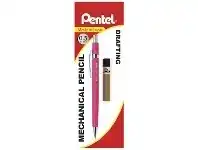 Officeworks Pentel P205 Mechanical Pencil 0.5mm Pink with Leads offer