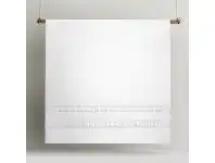 LivingStyles Vintage Design Homeware Boho Tassel Cotton Quilt Cover Set, Queen, White offer