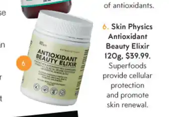Skin Physics Antioxidant Beauty Elixir 120g