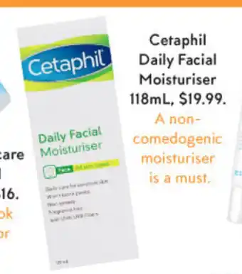 Priceline Cetaphil Daily Facial Moisturizer 118mL offer