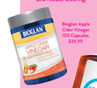 Priceline Bioglan Apple Cider Vinegar 120 Capsules offer