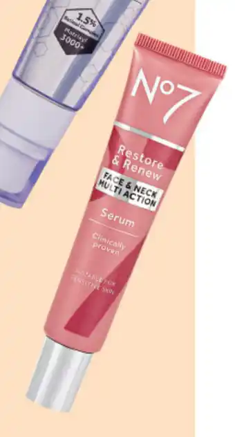 Priceline No 7 Restore & Renew Multi Action Face & Neck Serum 30mL offer