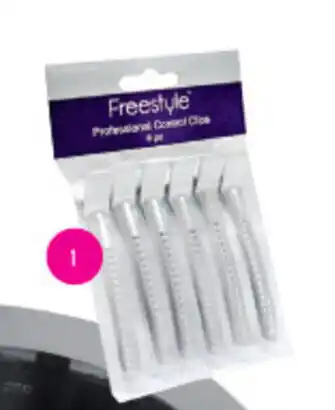Priceline Freestyle Professional Control Clips Silver 6 pack offer