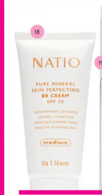 Priceline Natio Pure Mineral Skin Perfecting BB Cream 50g offer