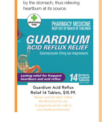 Priceline Guardium Acid Reflux Relief 14 Tablets offer