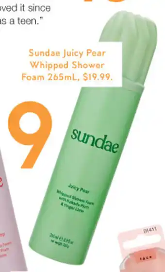 Priceline Sundae Juicy Pear Whipped Shower Foam 265mL offer