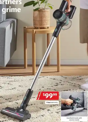ALDI A Cordless Stick Vacuum 1 Year Warranty offer