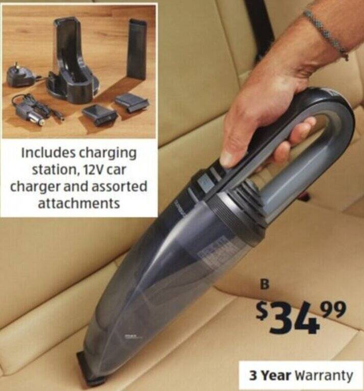 B Wet and Dry Cordless Vacuum Cleaner offer at ALDI