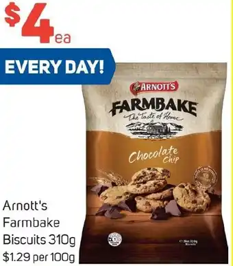 Foodland Arnott's Farmbake Biscuits 310g offer