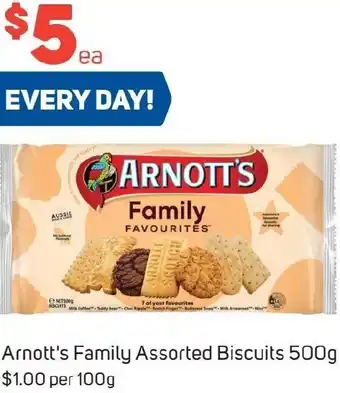Foodland Arnott's Family Assorted Biscuits 500g offer