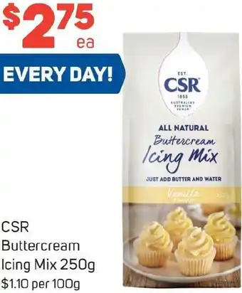 Foodland CSR Buttercream Icing Mix 250g offer
