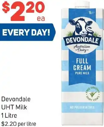 Foodland Devondale UHT Milk 1 Litre offer