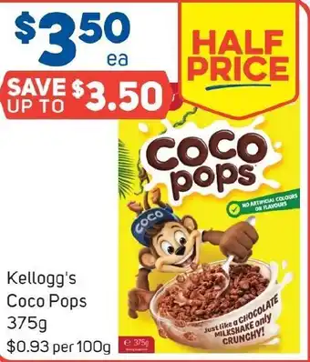 Foodland Kellogg's Coco Pops 375g offer