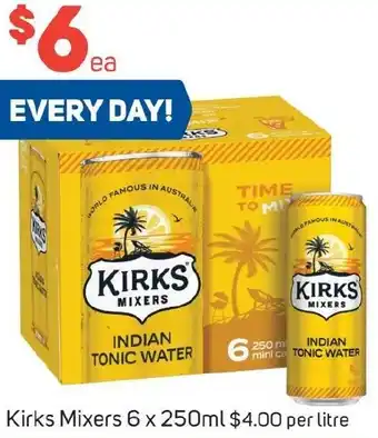 Foodland Kirks Mixers 6 x 250ml offer