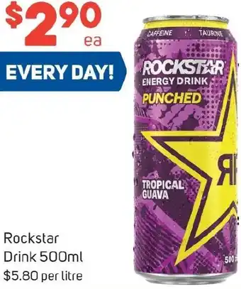 Foodland Rockstar Drink 500ml offer