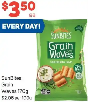 Foodland SunBites Grain Waves 170g offer