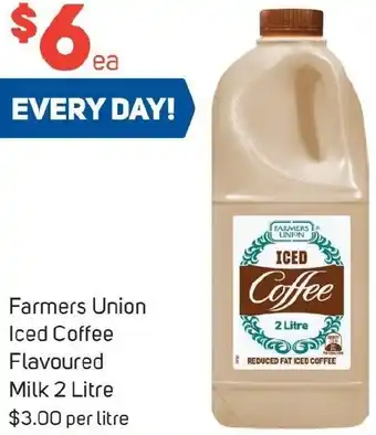 Foodland Farmers Union Iced Coffee Flavoured Milk 2 Litre offer