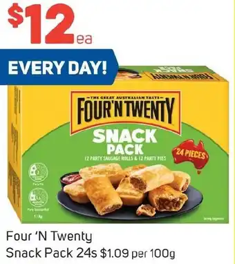 Foodland Four 'N Twenty Snack Pack 24s offer