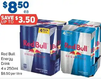 Foodland Red Bull Energy Drink 4 x 250ml offer