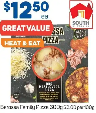 Foodland Barossa Family Pizza 600g offer