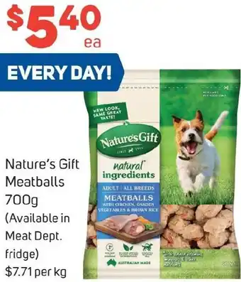 Foodland Nature's Gift Meatballs 700g offer