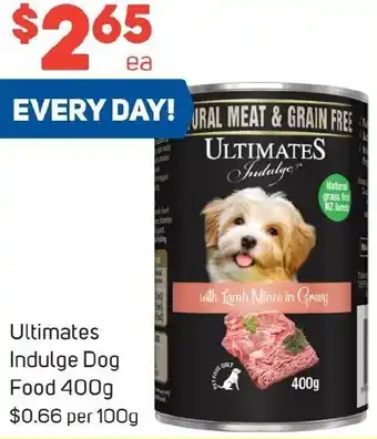 Foodland Ultimates Indulge Dog Food 400g offer