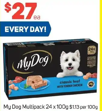 Foodland My Dog Multipack 24 x 100g offer