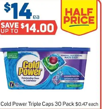 Foodland Cold Power Triple Caps 30 Pack offer